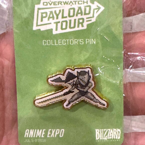 Blizzard Anime Expo Overwatch Genji Payload Tour Pin - Picture 1 of 1